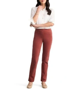 Velvet Straight Leg Bengajean in Rosewood