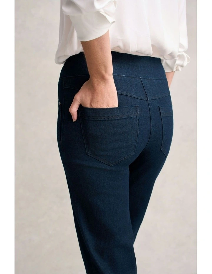 Relaxed Bootcut Bengajean in Dark Denim image 6