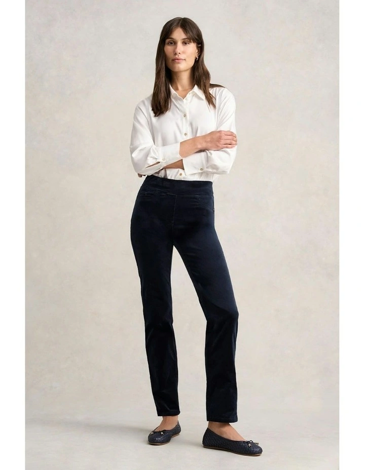 Cord Straight Leg Bengajean in Ink image 2