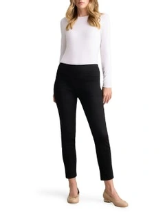 Bengajean 7/8 Skinny Leg in Jet Black