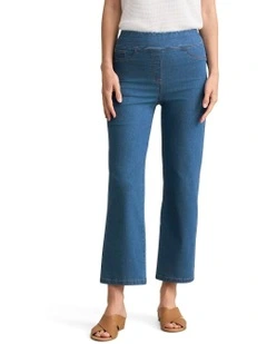 7/8th Relaxed Bengajean in Dark Denim