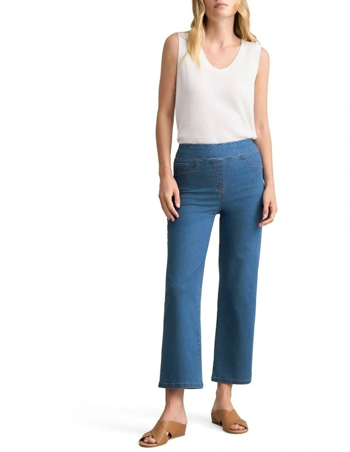 7/8th Relaxed Bengajean in Dark Denim image 2