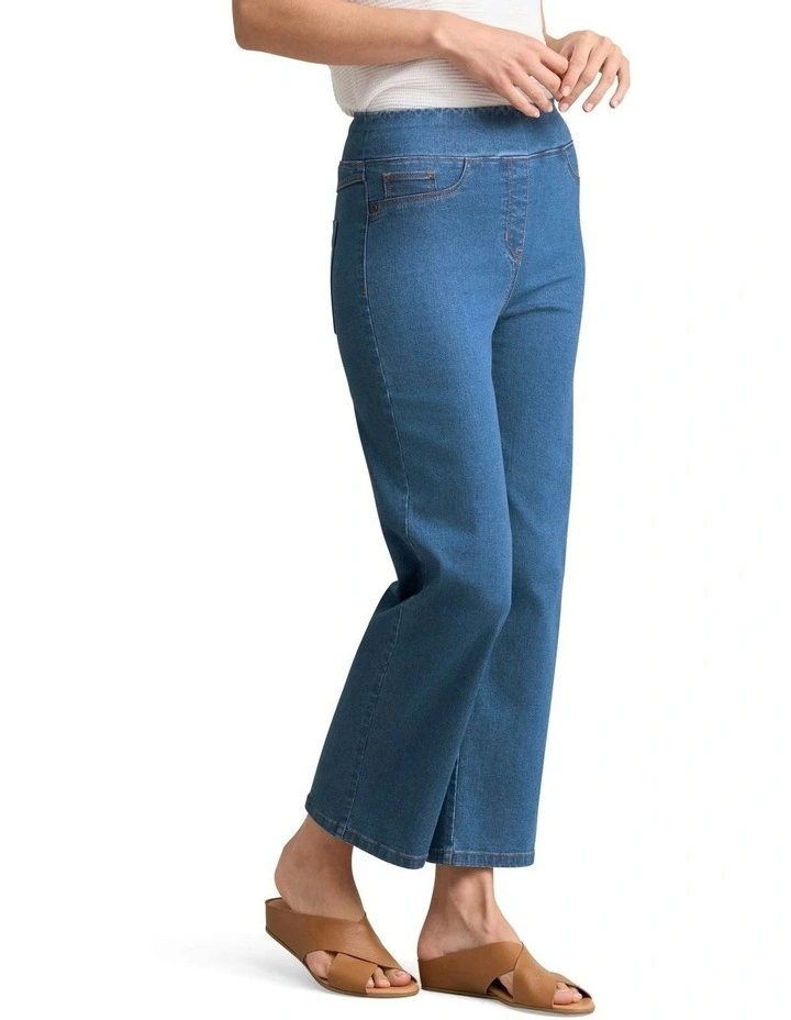 7/8th Relaxed Bengajean in Dark Denim image 3