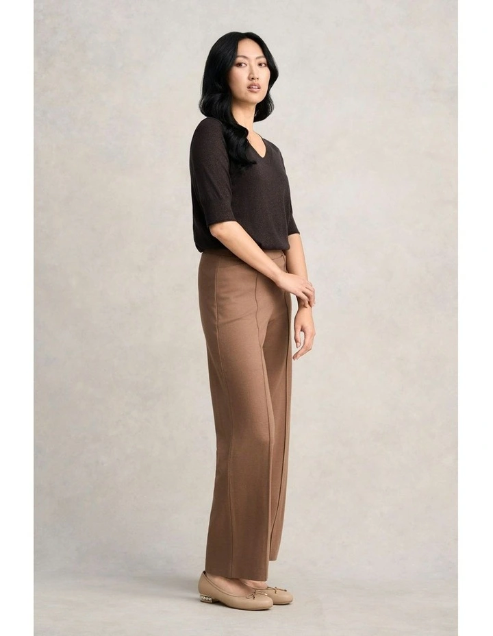 Wide Leg Pant in Camel image 4