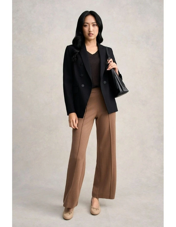 Wide Leg Pant in Camel image 6