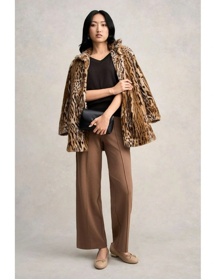Wide Leg Pant in Camel image 7