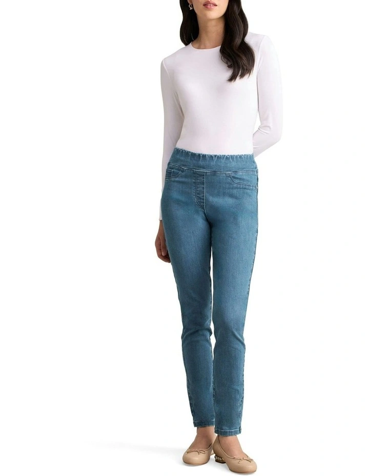 Bengajean Skinny Leg in Light Denim Wash image 1
