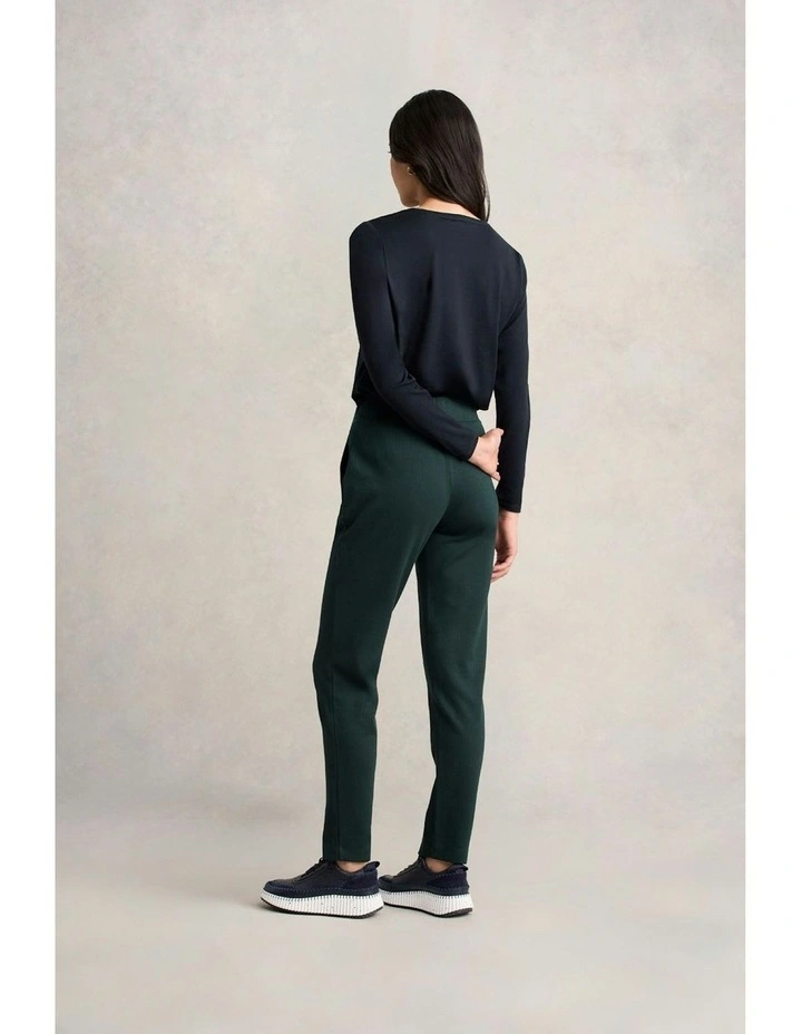 Herringbone Leisure Pant in Forest image 4