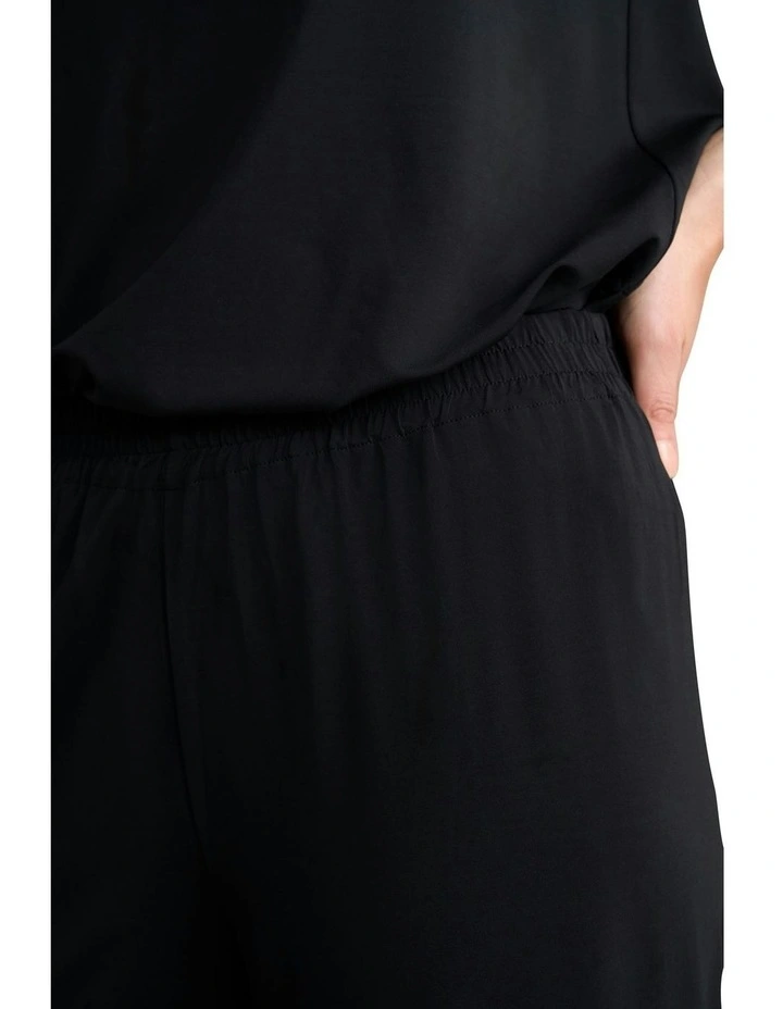High Twist Palazzo Pant in Black image 3