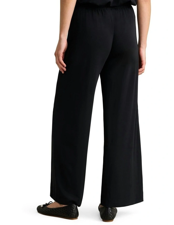 High Twist Palazzo Pant in Black image 4