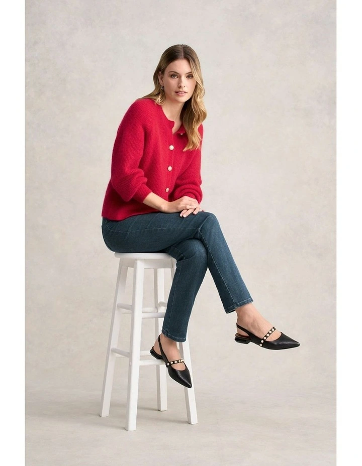 Bengajean Straight Leg Pant in Indigo Grey Wash image 5