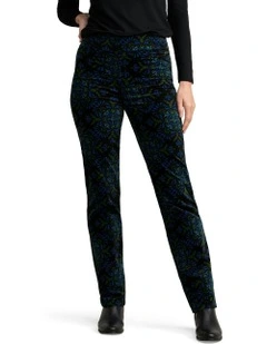 Velvet Straight Leg Bengajean in La Boheme Print