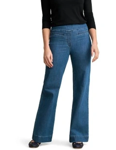 Le Flare Bengajeans in Washed Mid Indigo