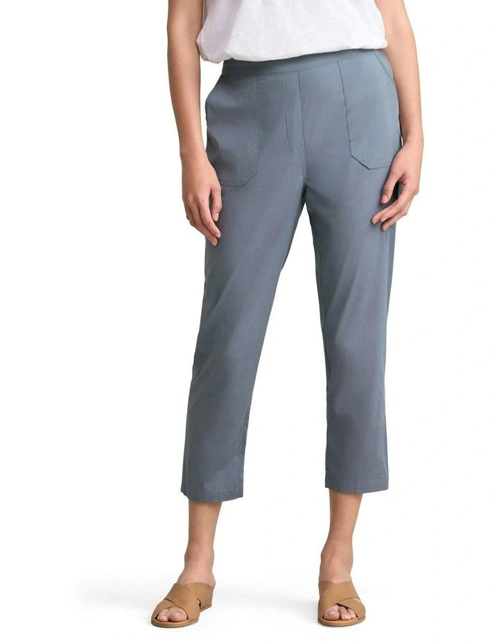 Lightweight Cotton Pant in Steel image 1