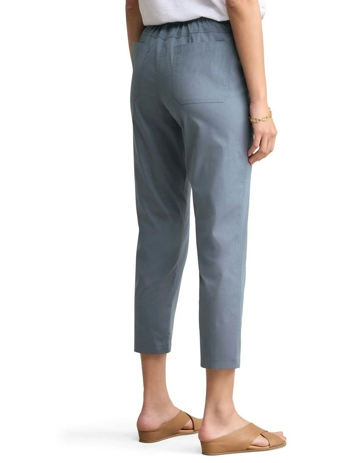 Lightweight Cotton Pant in Steel image 4