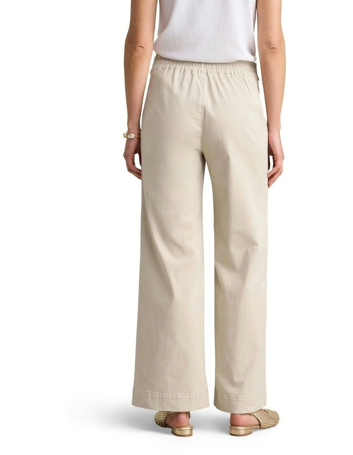 Wide Leg Jeans in Taupe image 4