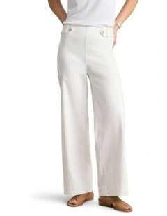 Wide Leg Jeans in White