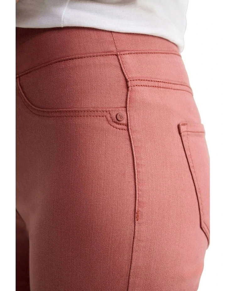 7/8th Skinny Leg Bengajeans in Rosewood image 3