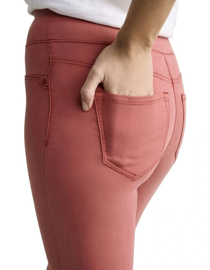 7/8th Skinny Leg Bengajeans in Rosewood image 4