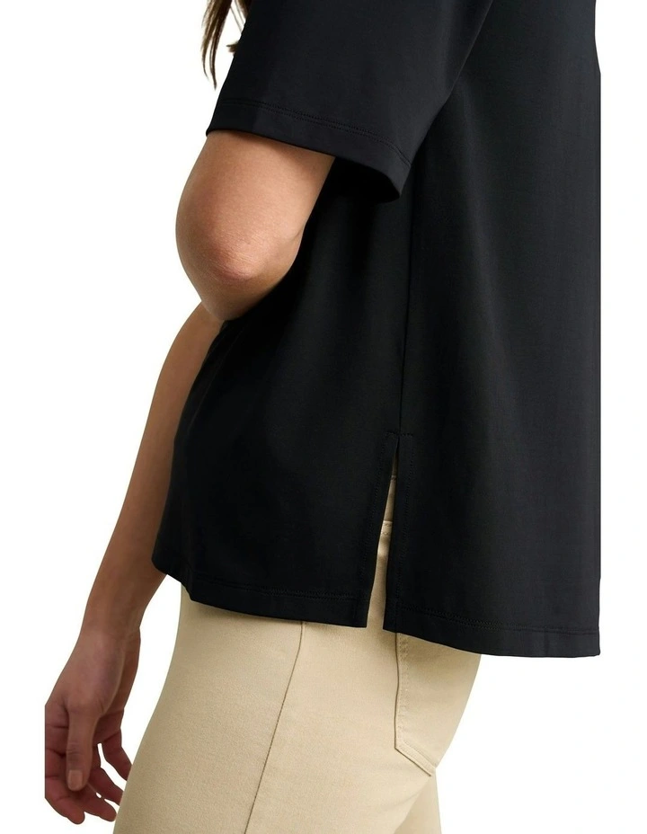 High Twist T-shirt in Black image 3