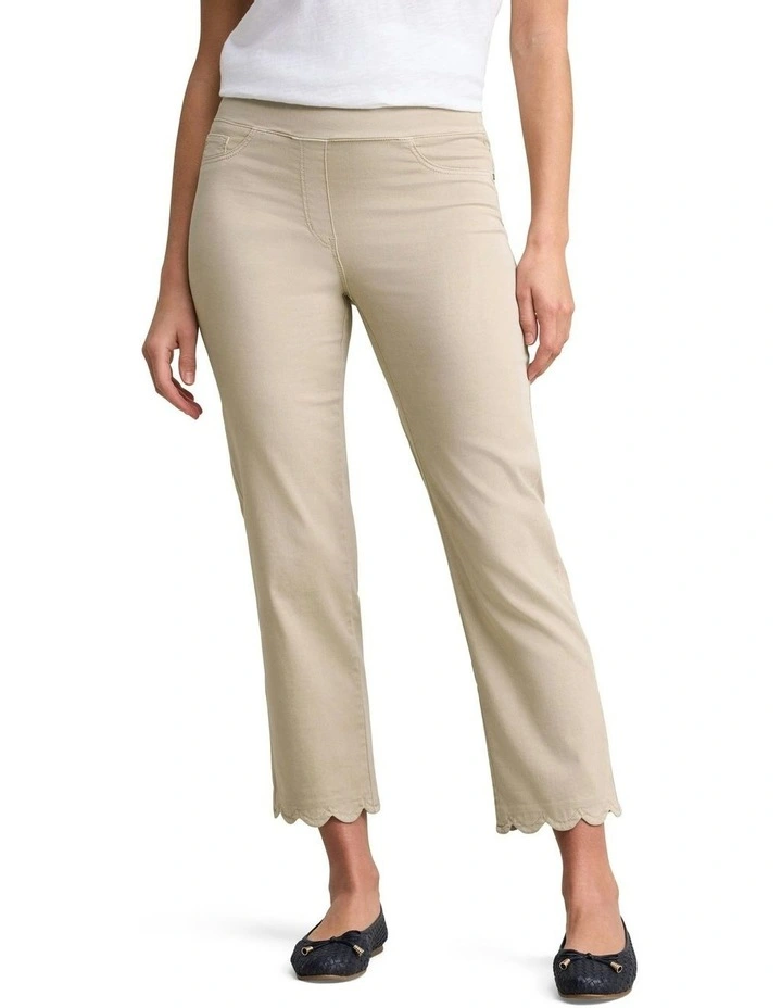 Scallop Detail Bengajean in Stone image 1