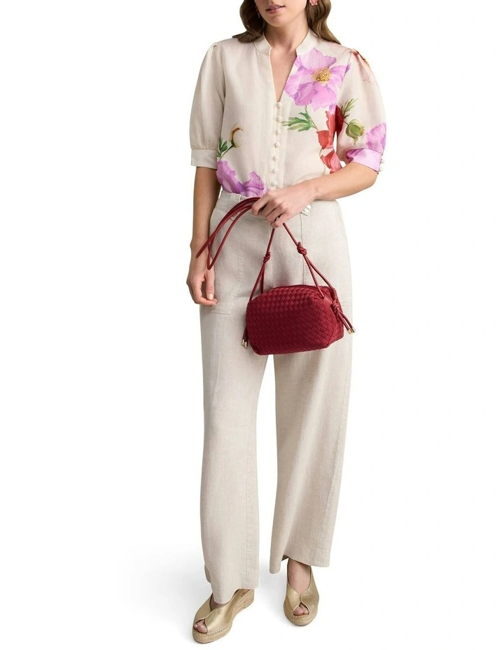 Ramie Blouse in White image 2