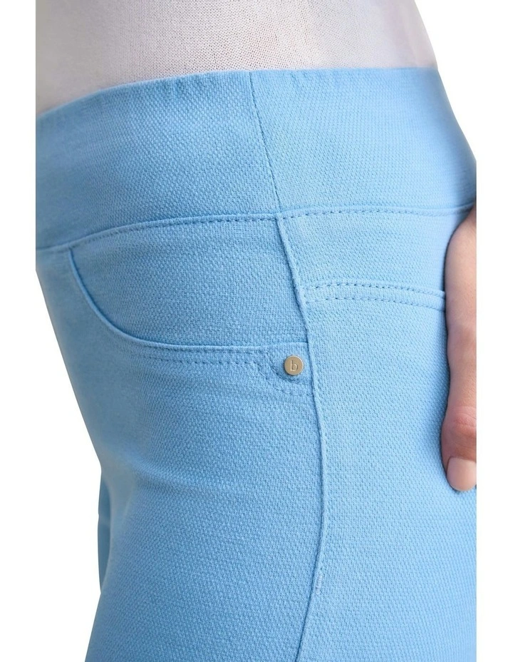 Bengajean  Slim Leg Pant in Periwinkle Blue image 3
