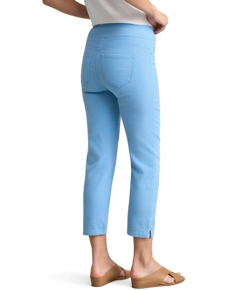 Bengajean  Slim Leg Pant in Periwinkle Blue image 4