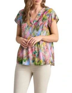 Lightweight Print Blouse in Multi