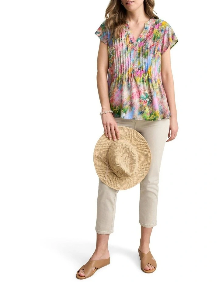 Lightweight Print Blouse in Multi image 2