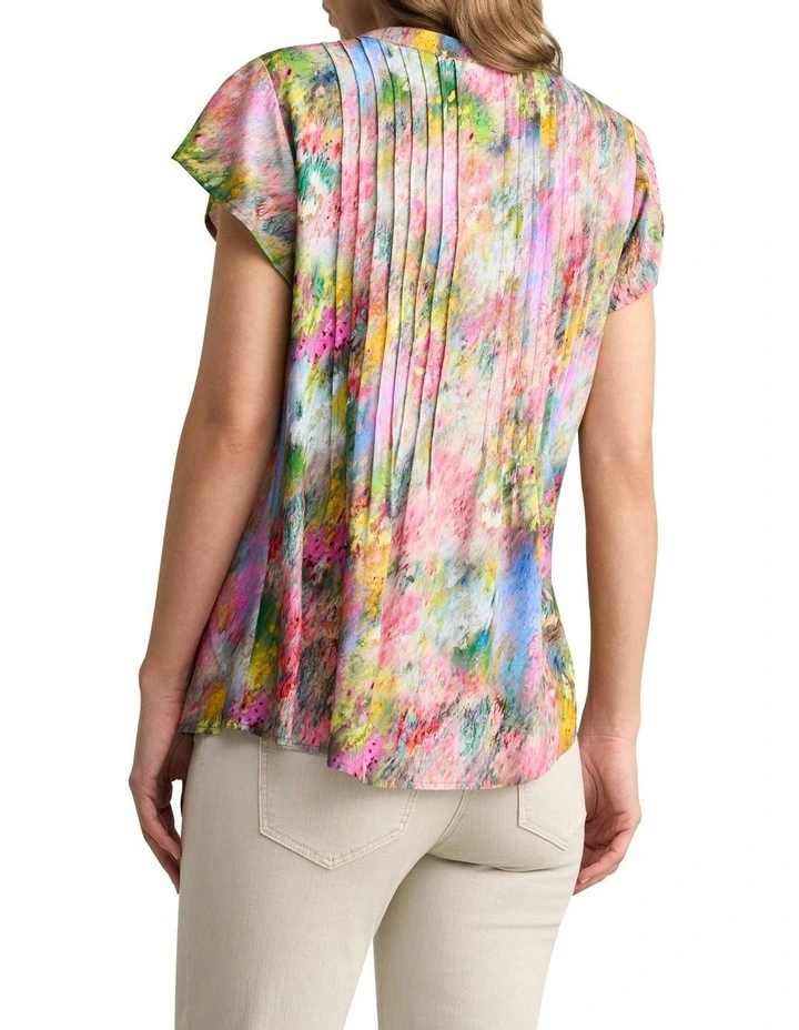 Lightweight Print Blouse in Multi image 4