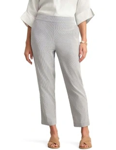 Tapered Leg 7/8 Pant in Grey