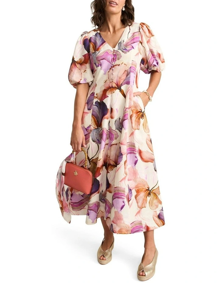 Special Occasion Dress in Cream image 2