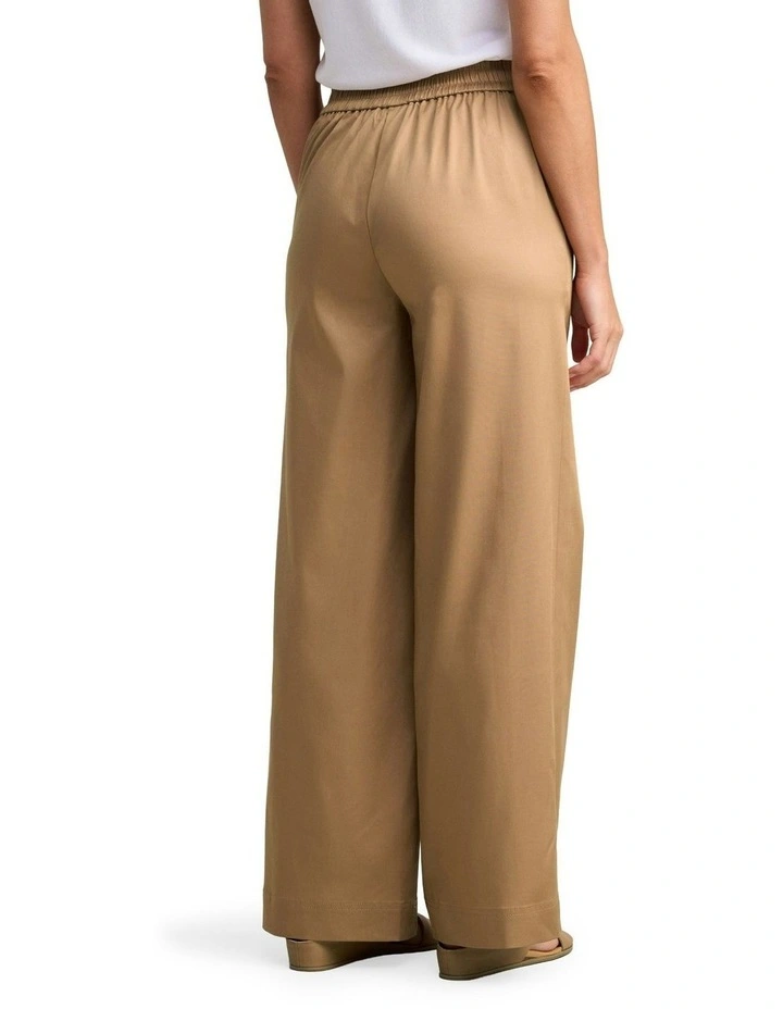 Wide Leg Pant in Tan image 4