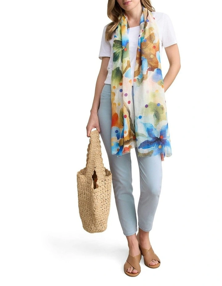 7/8 Skinny Leg Bengajean Pant in Cerulean Denim image 2