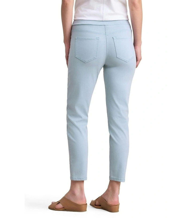 7/8 Skinny Leg Bengajean Pant in Cerulean Denim image 4