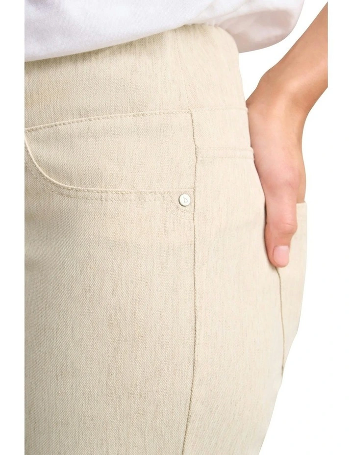 Bengajean 7/8 Straight Leg Pant in Natural Yarn Dye image 3