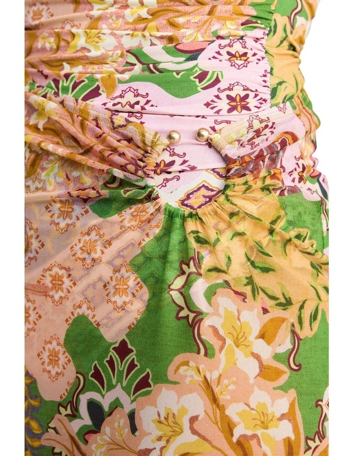 Mesh Skirt in Multi image 3