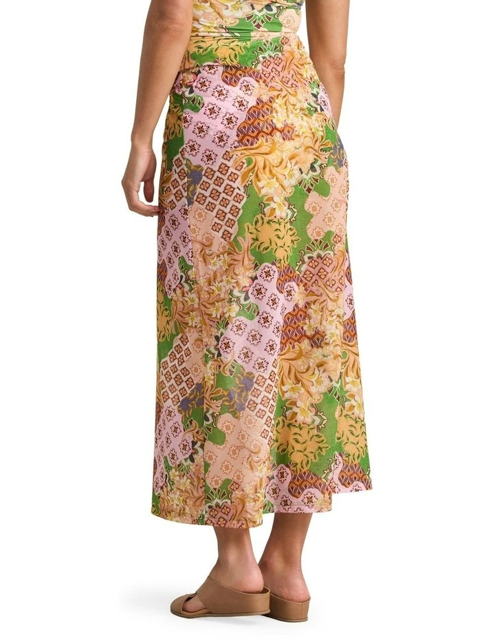 Mesh Skirt in Multi image 4