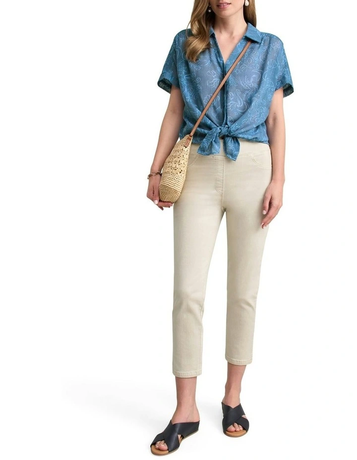 Printed Shirt in Blue image 2