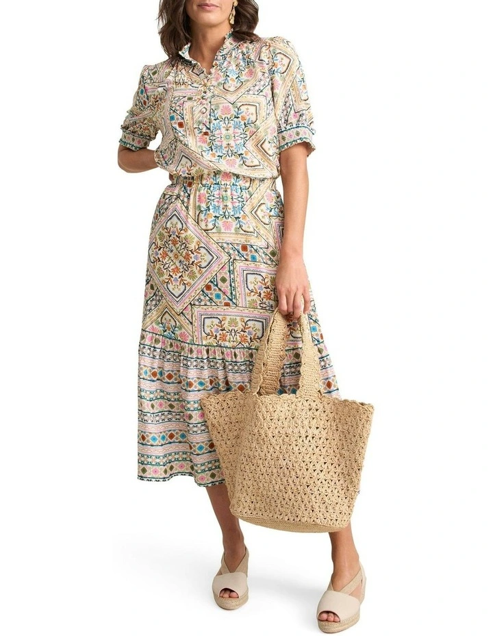 Tier Skirt in Multi image 3