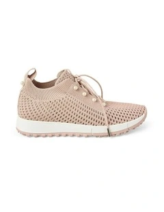 Perla Knit Sneaker in Dusty Pink