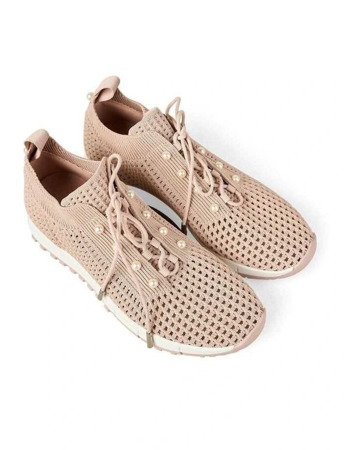 Perla Knit Sneaker in Dusty Pink image 5