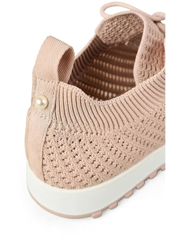 Perla Knit Sneaker in Dusty Pink image 6