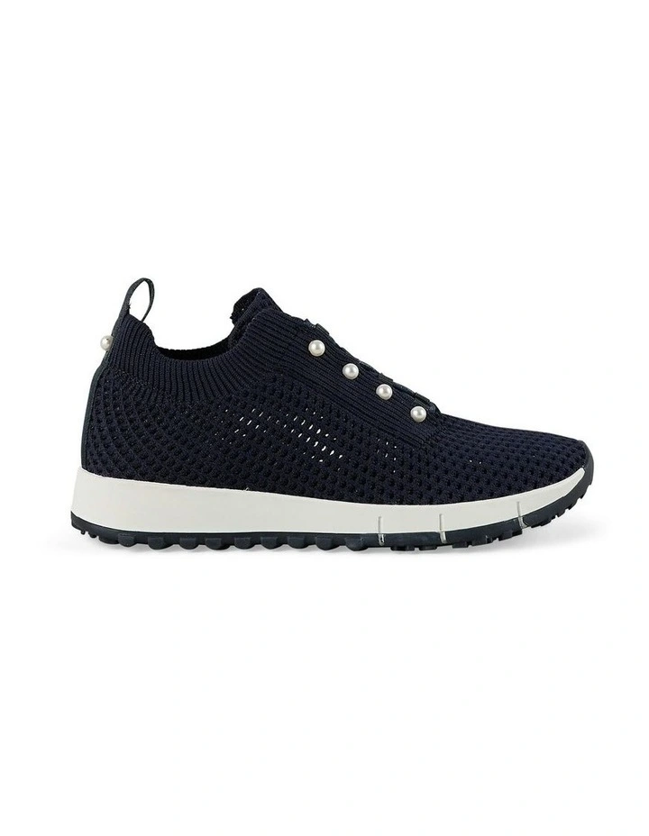 Perla Knit Sneaker in Navy image 1