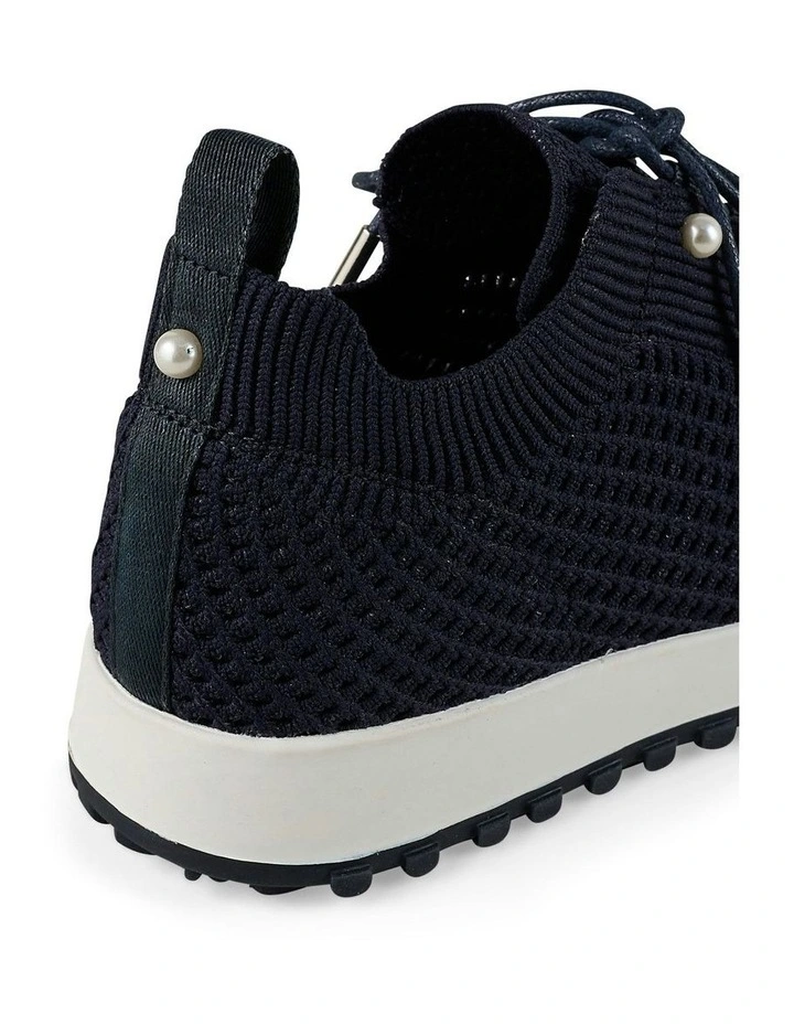 Perla Knit Sneaker in Navy image 5