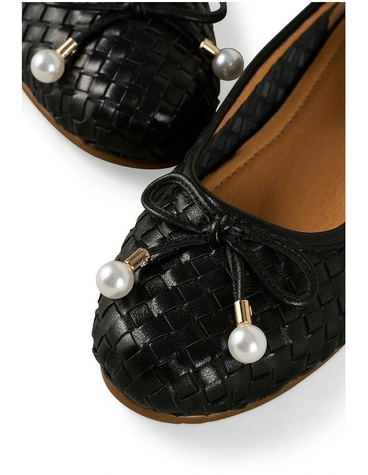 Gia Woven Ballet in Black image 4