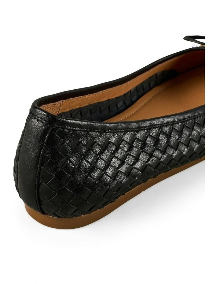 Gia Woven Ballet in Black image 5