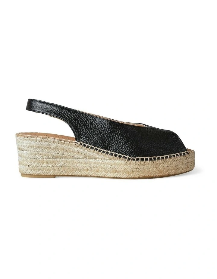 Isla Espadrille Sandal in Black image 1