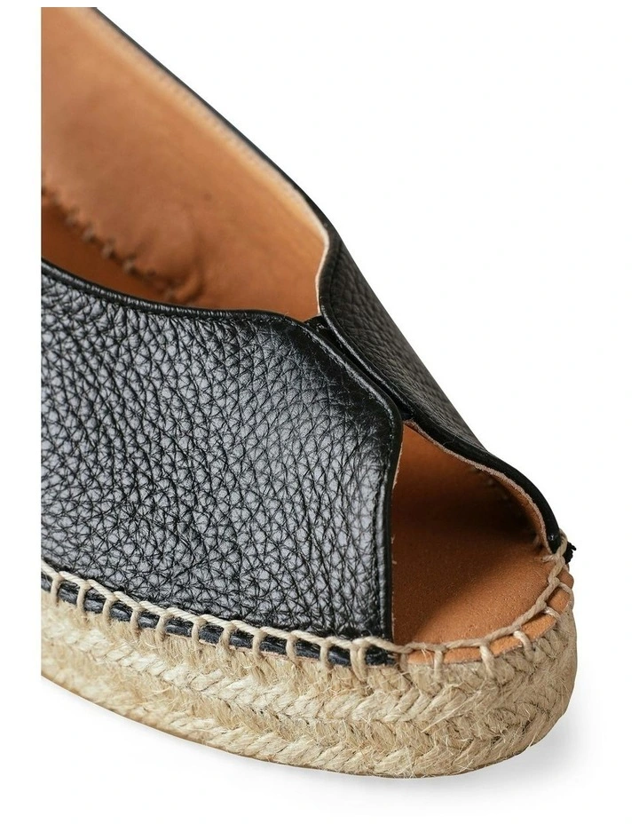 Isla Espadrille Sandal in Black image 4